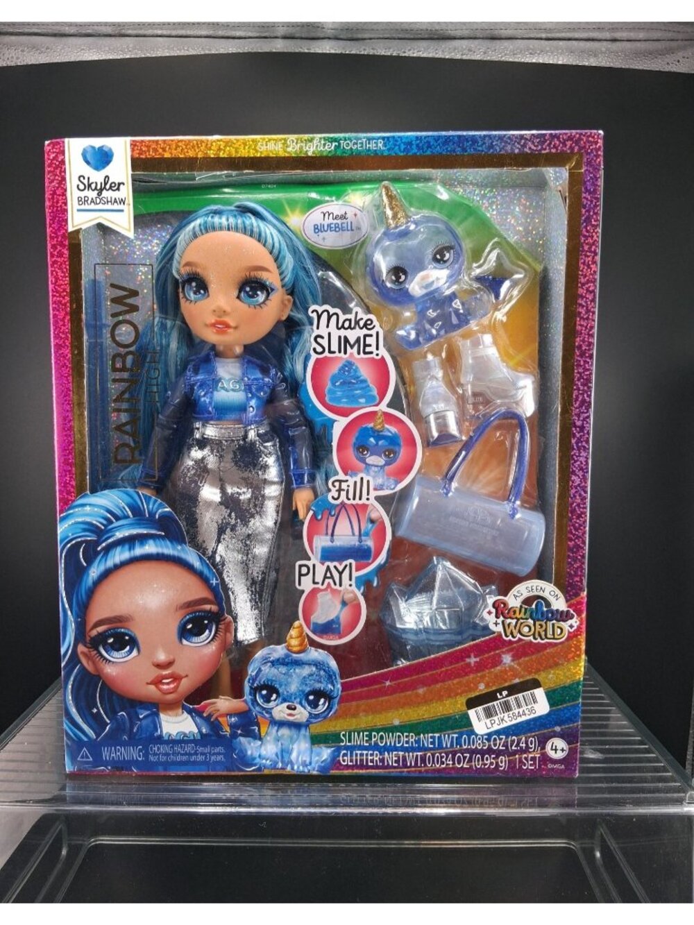 Rainbow High Skyler Bradshaw Doll With Accessories & Bluebell Pet